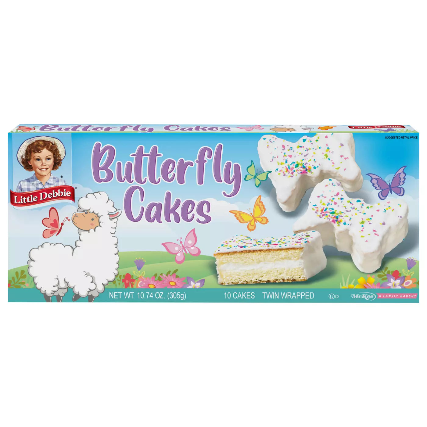 Spring Butterfly Cakes Little Debbie