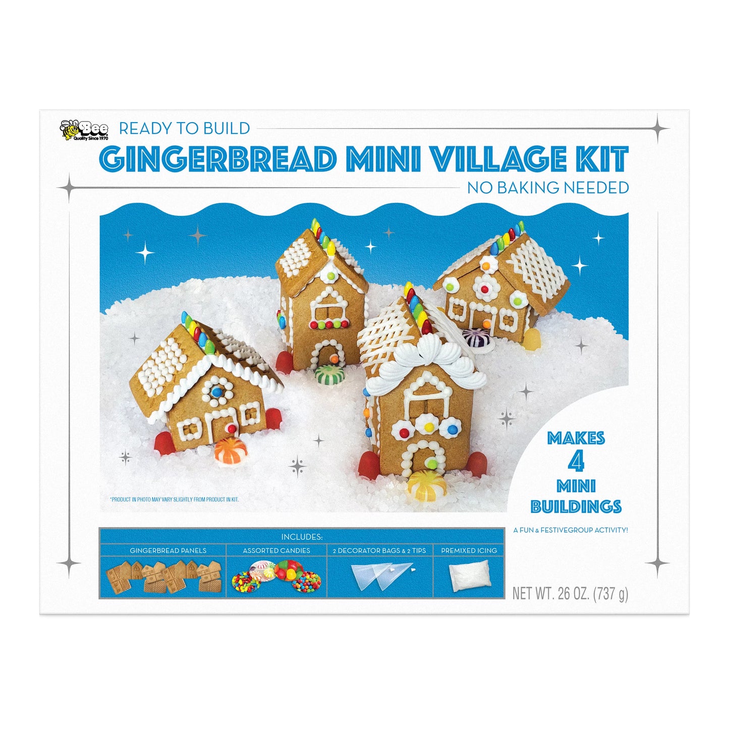 Gingerbread Mini Village Kit