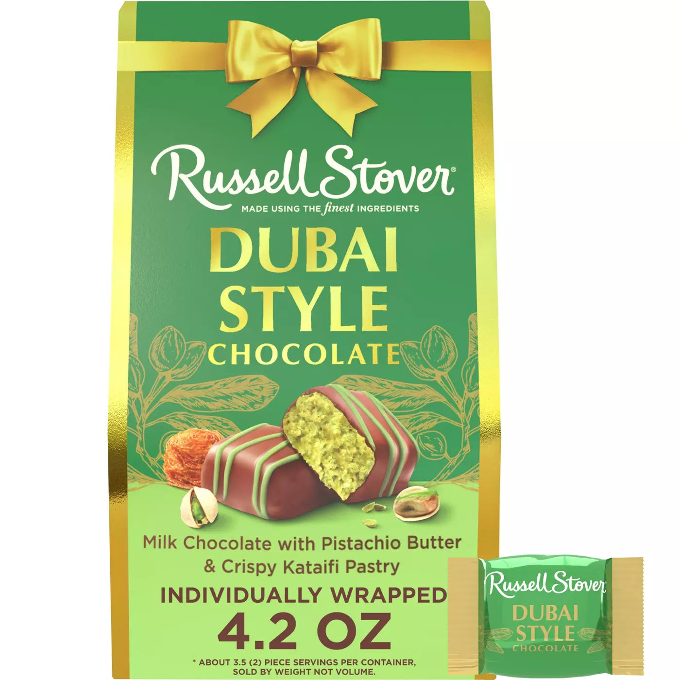 Dubai Style Chocolate Russell Stover - Individually Wrapped