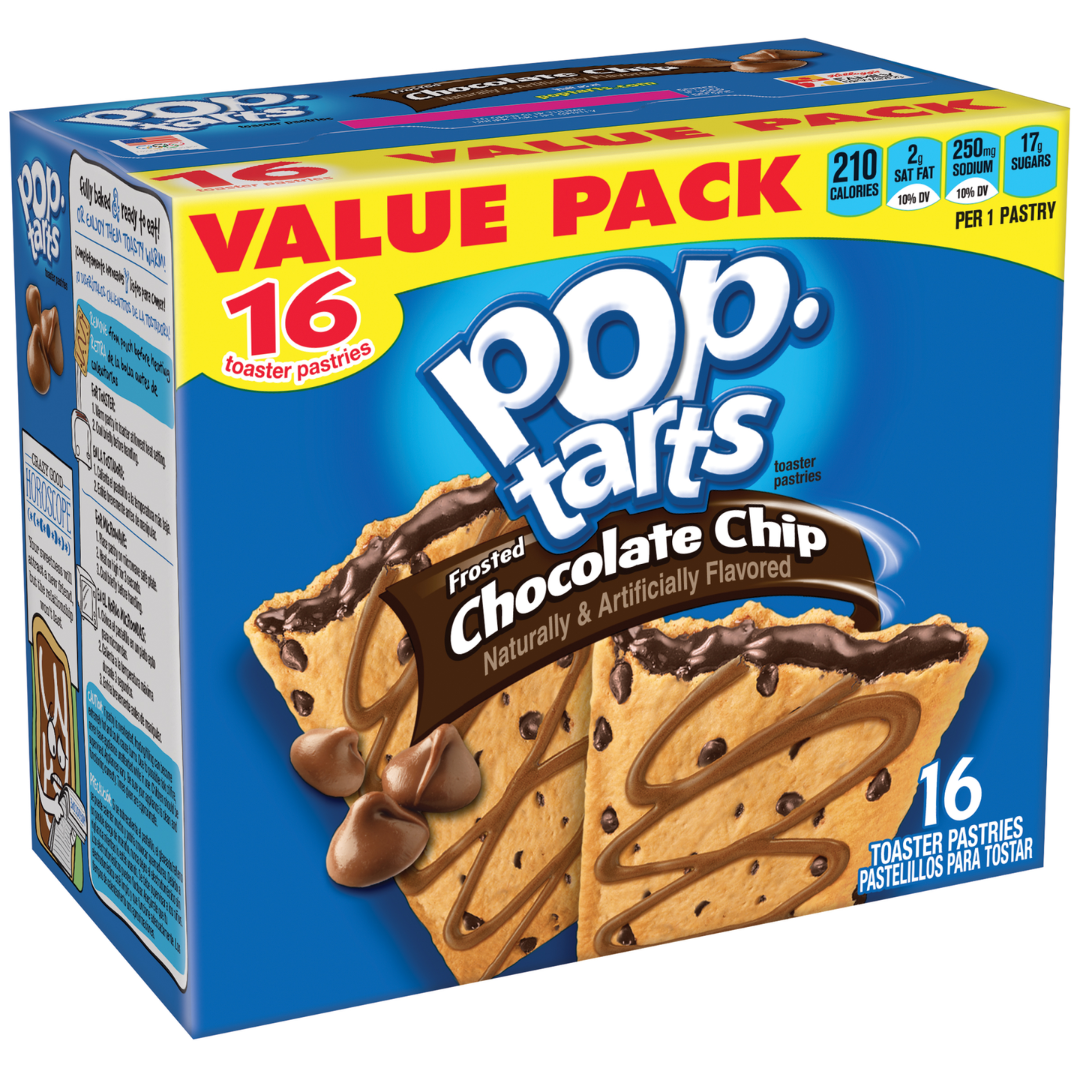 Pop Tarts Frosted Chocolate Chip 16 Pack