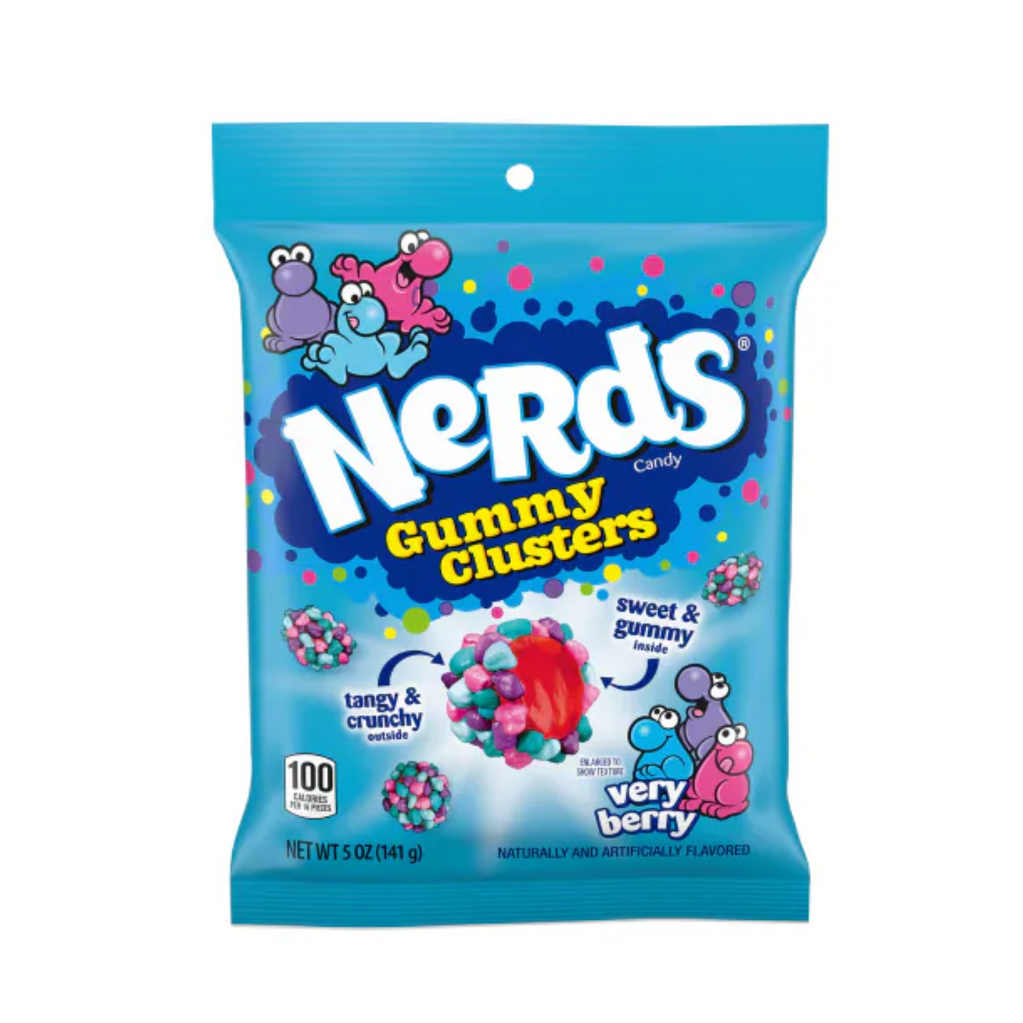Nerds Gummy Clusters Very Berry Bolsa Mediana