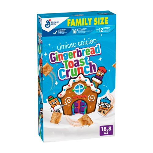 Gingerbread Toast Crunch Cereal