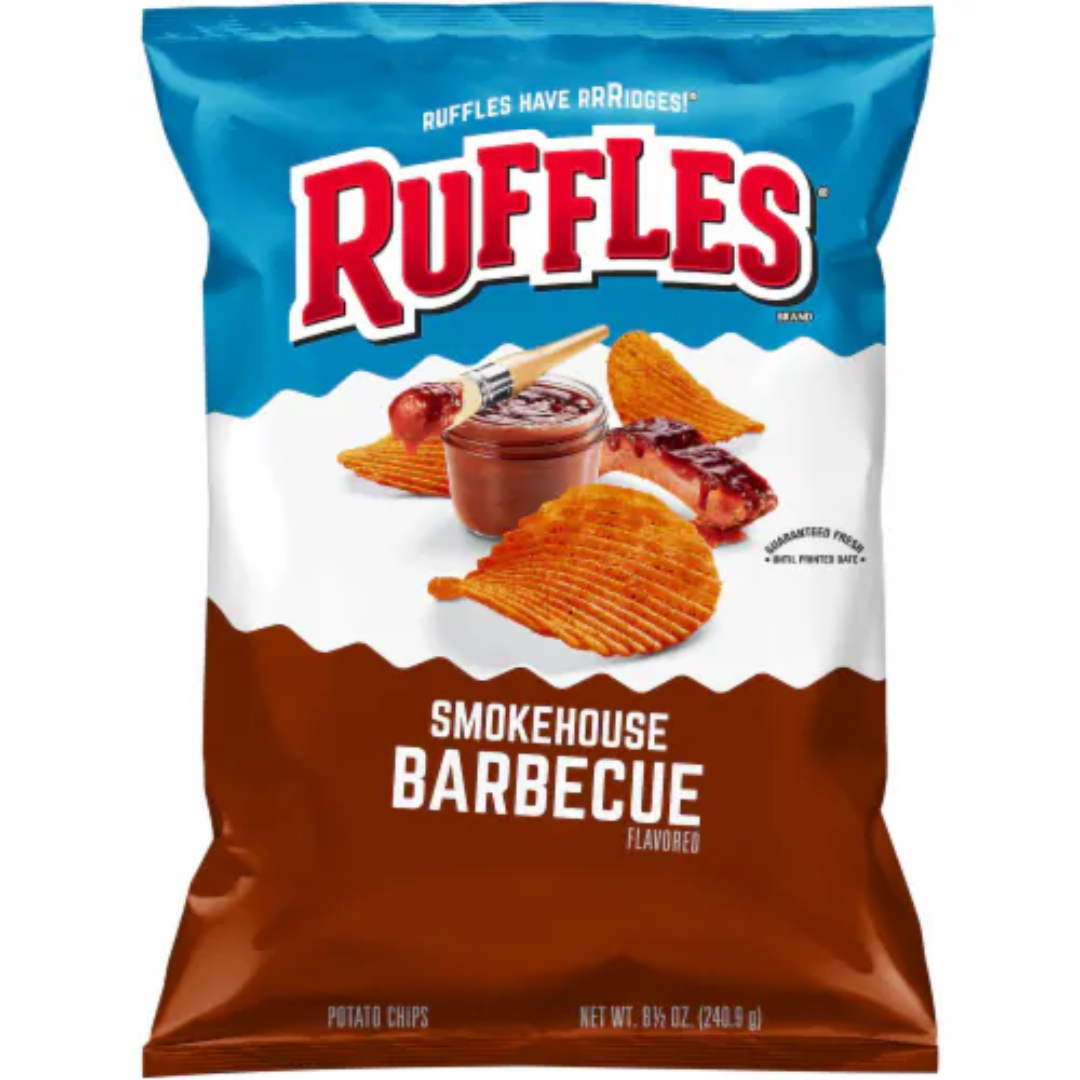 Ruffles Smokehouse Barbecue Flavored