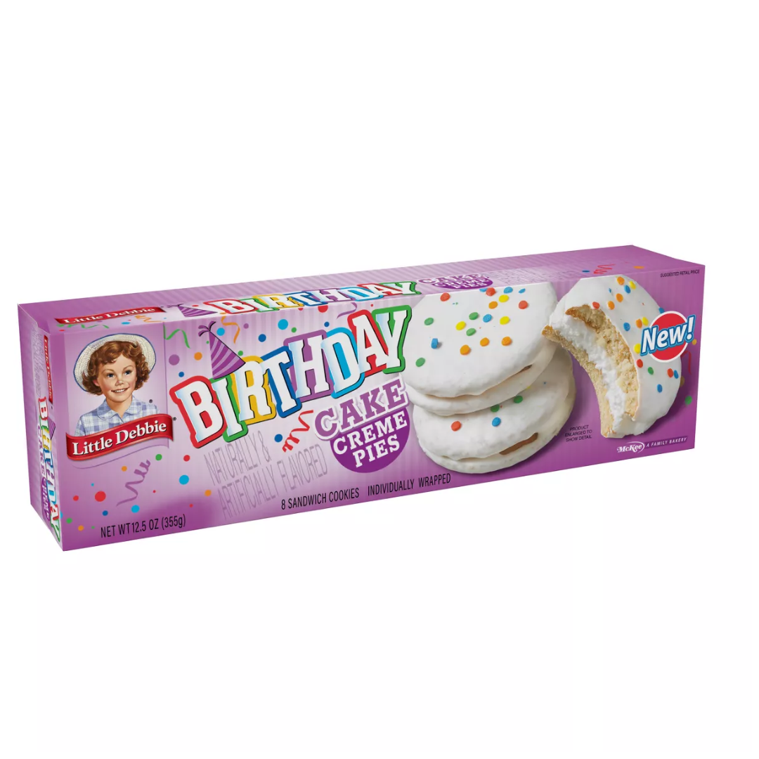 Birthday Cake Creme Pies