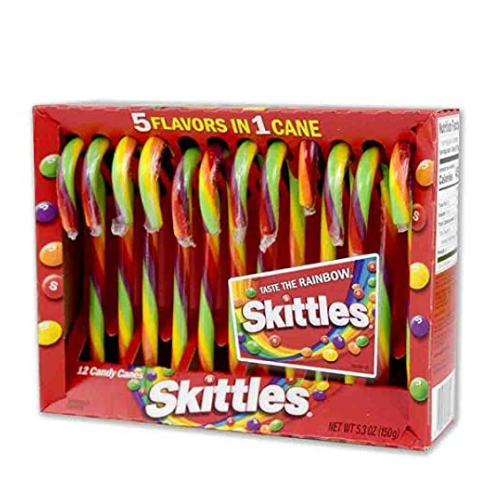 Candy Canes Skittles 12 Pack