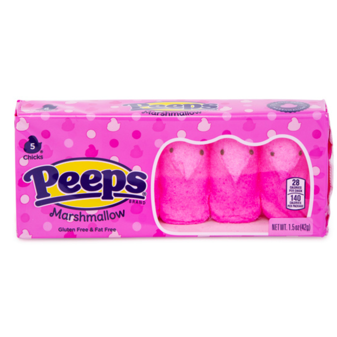 Peeps 5 Chicks Rosas