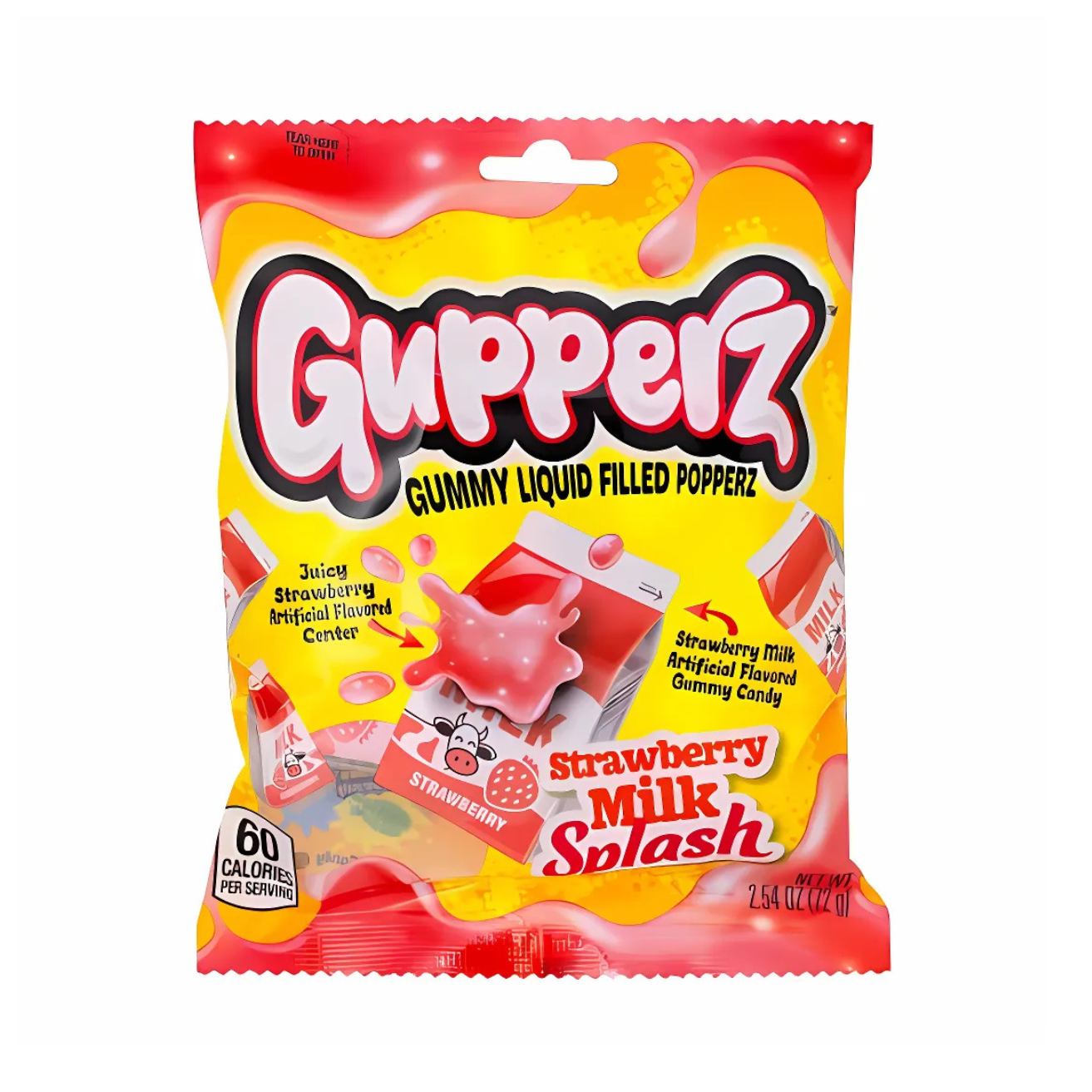Gupperz Gummies Strawberry Milk Splash