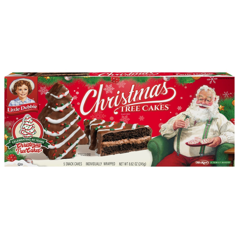 Christmas Tree Chocolate Cakes
