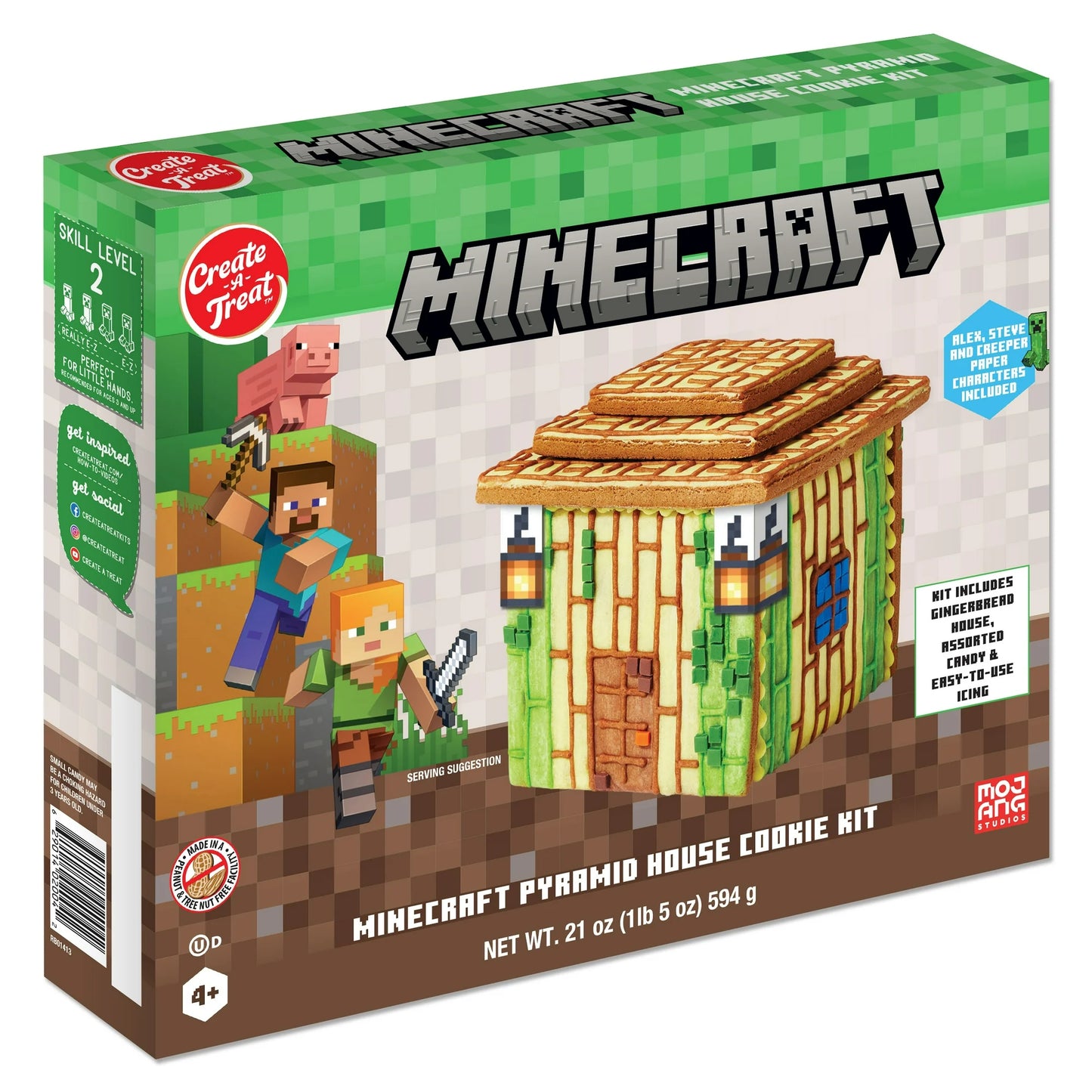 Minecraft Pyramid House Cookie Kit