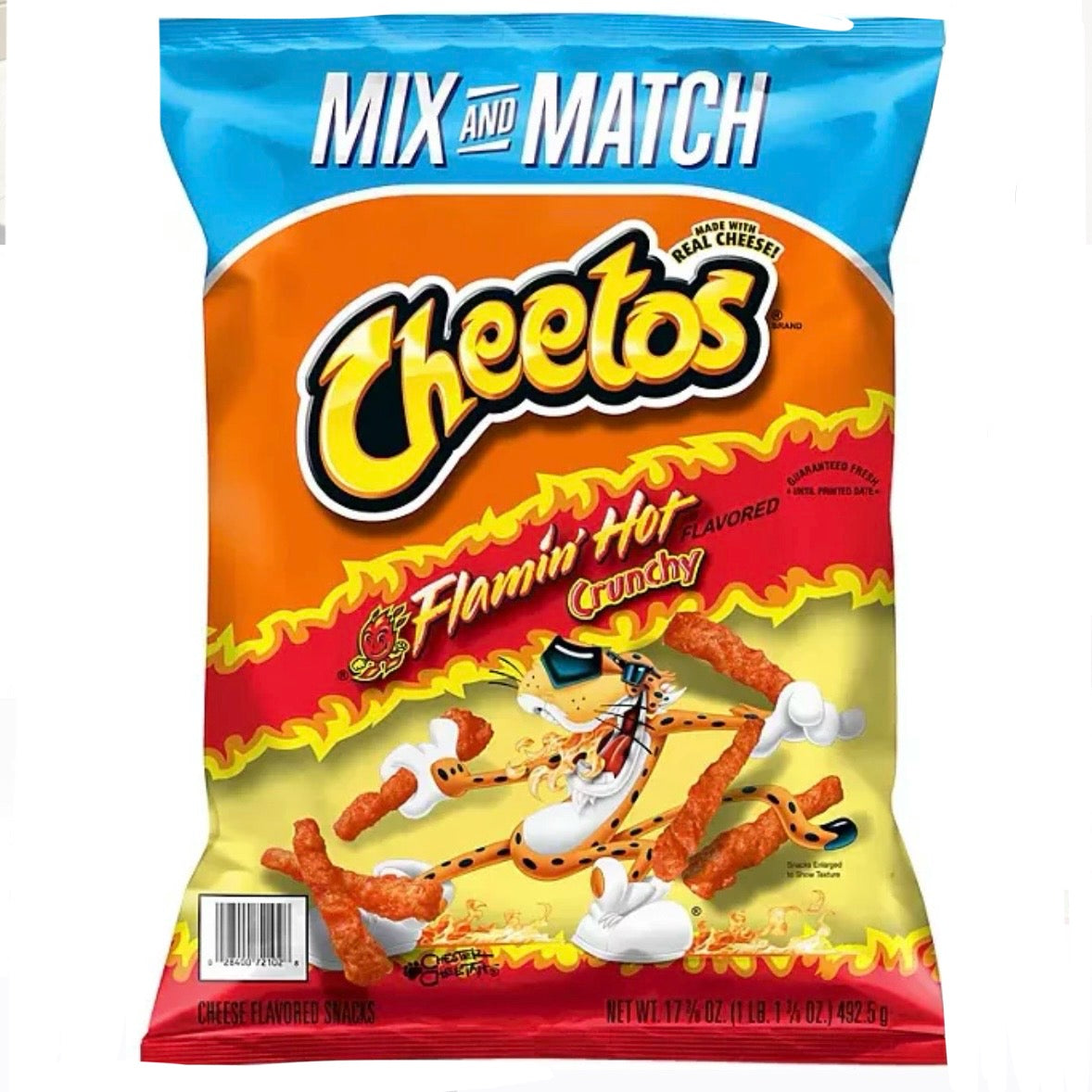 Cheetos Flamin Hot Crunchy Mix and Match 492g
