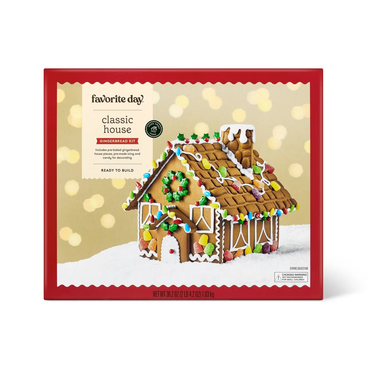 Classic House Gingerbread Kit Favorite Day