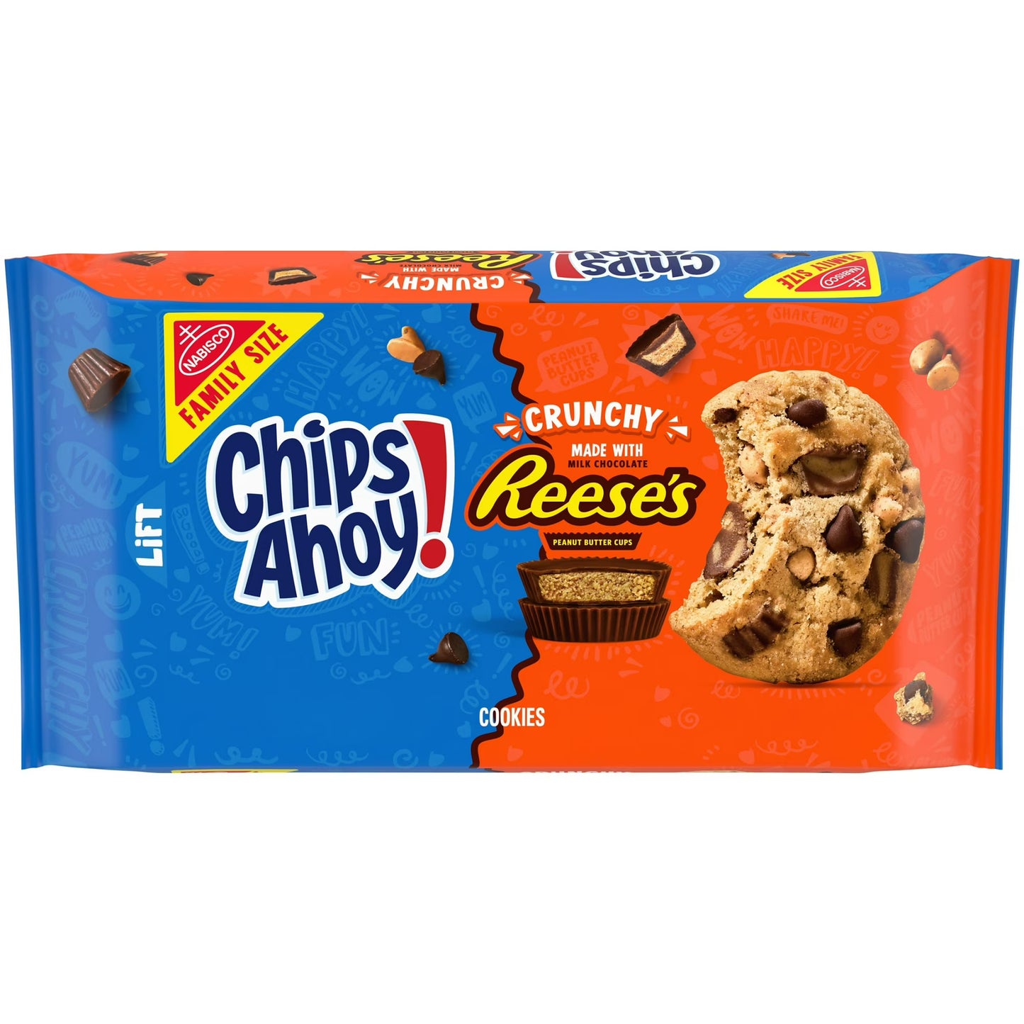 Chips Ahoy Reeses Crunchy Peanut Butter Cups