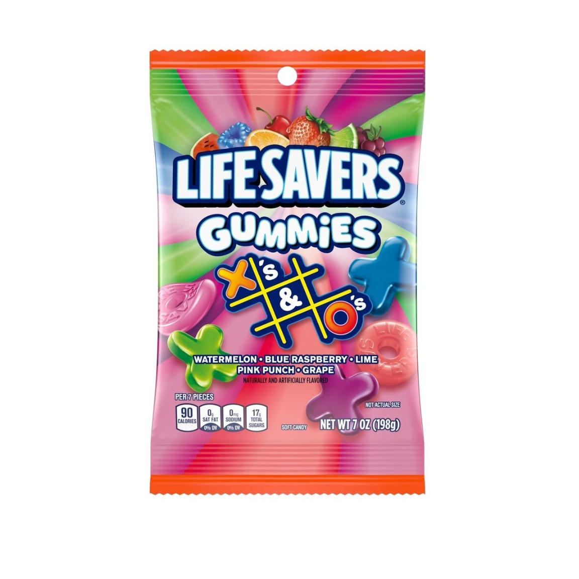 Life Savers Gummies X's & O's Mediana 198g