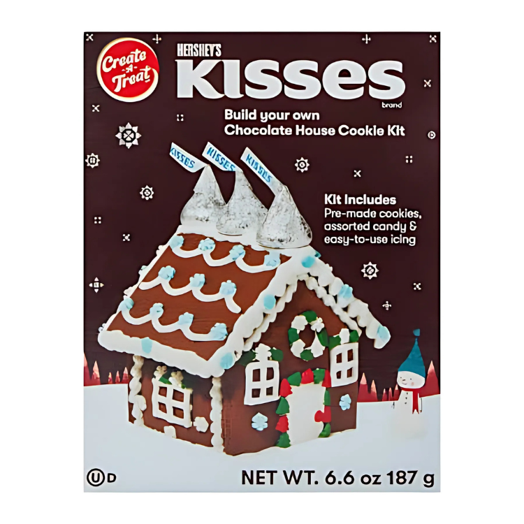 Kisses Mini Chocolate House Cookie Kit