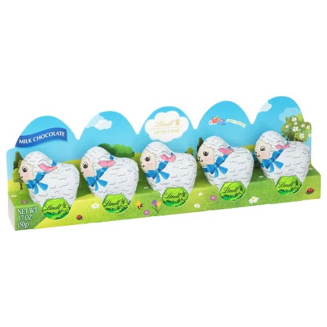 Lindt Little Lamb Milk Chocolate 5 Pack