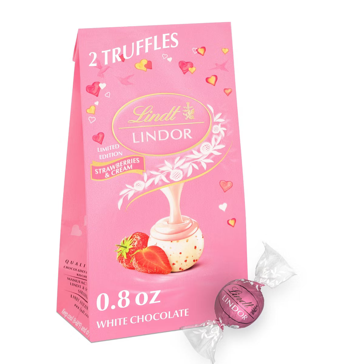 Lindt Lindor Mini Valentines - 2 Truffles