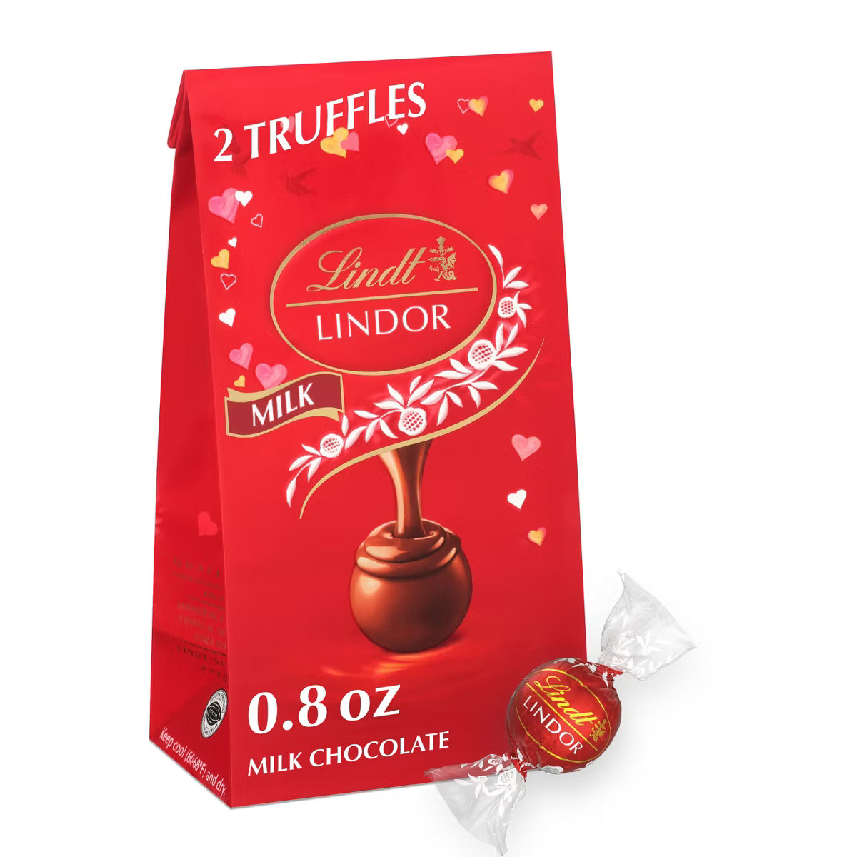 Lindt Lindor Mini Valentines - 2 Truffles