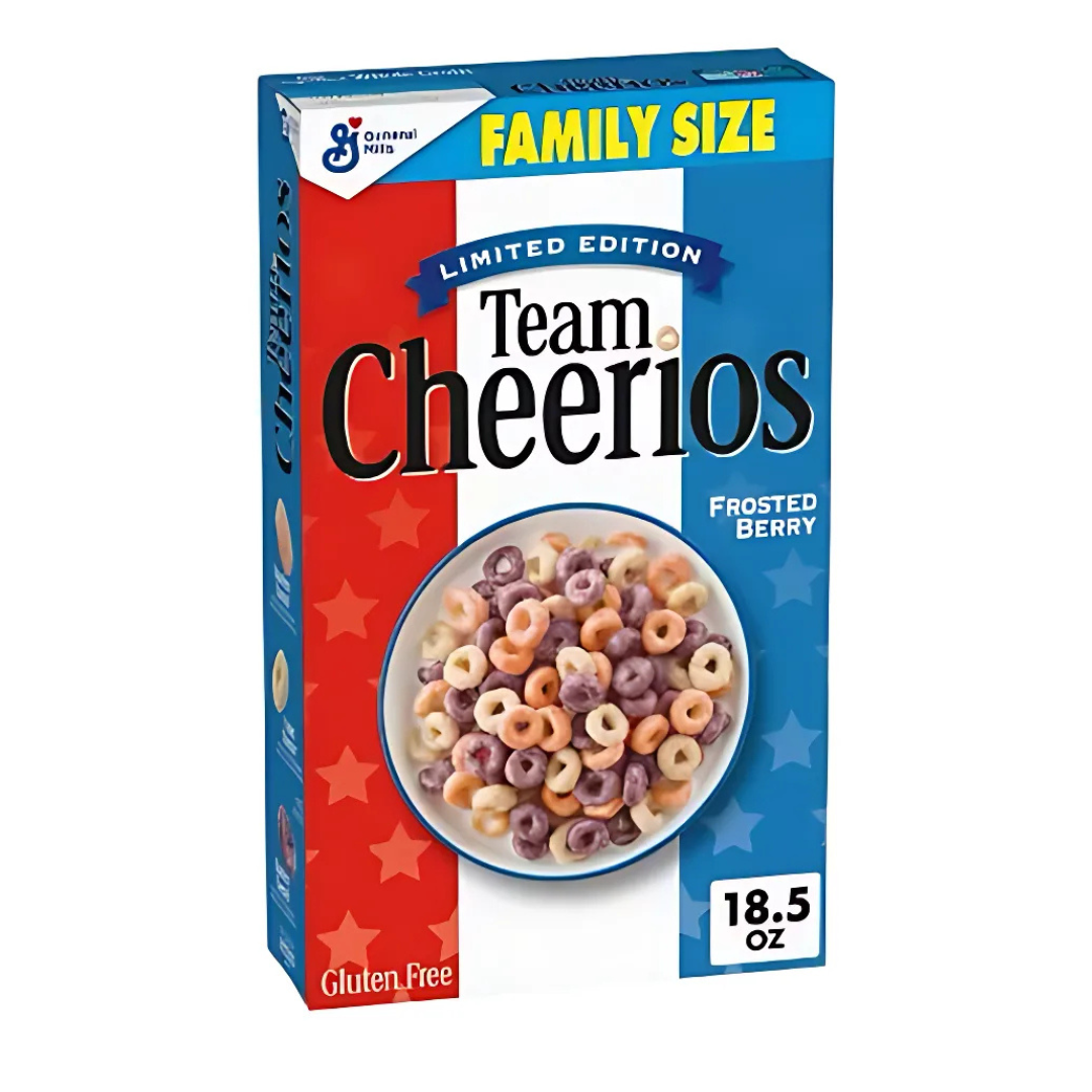 Cereal Cheerios Team Frosted Berry