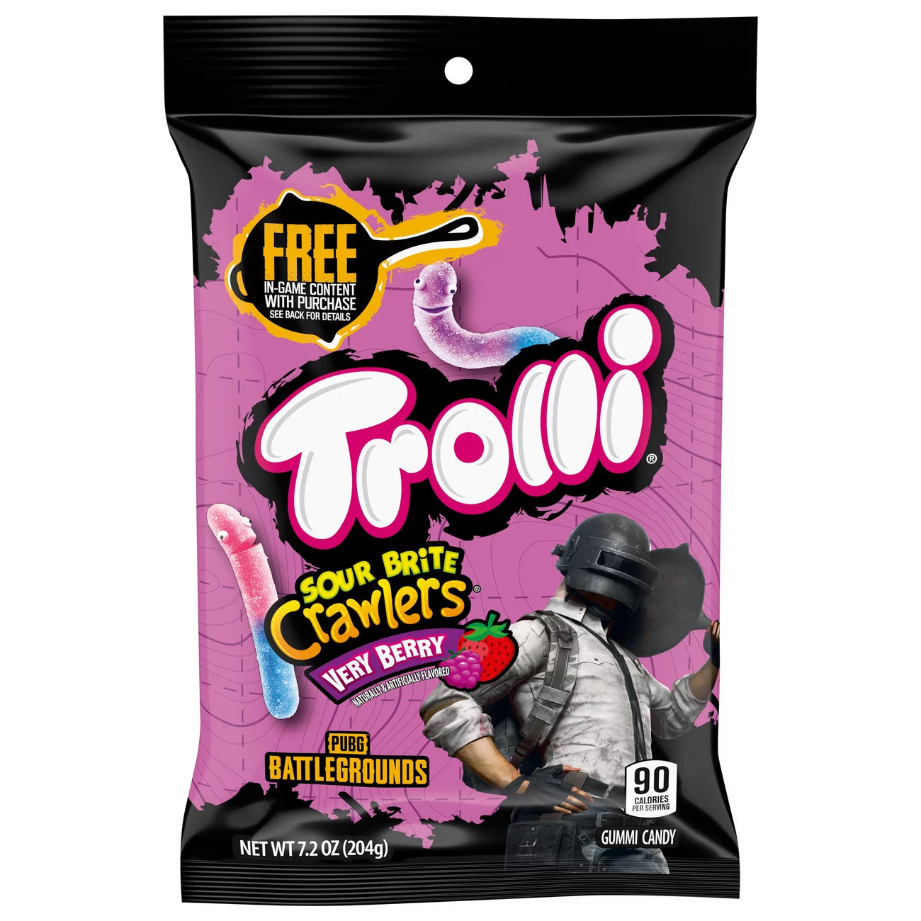 Trolli Sour Brite Crawlers Very Berry Medianos