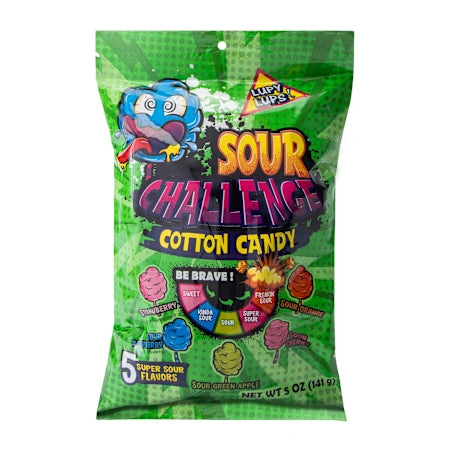 Sour Challenge Cotton Candy
