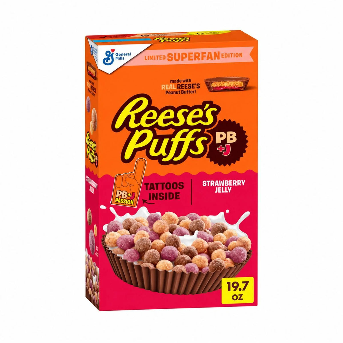 Reeses Puffs Peanut Butter y Jelly