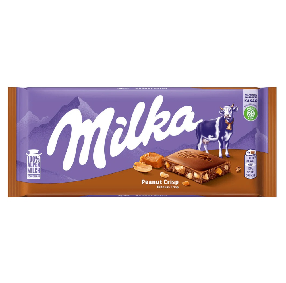 Milka Peanut Crispy Caramel