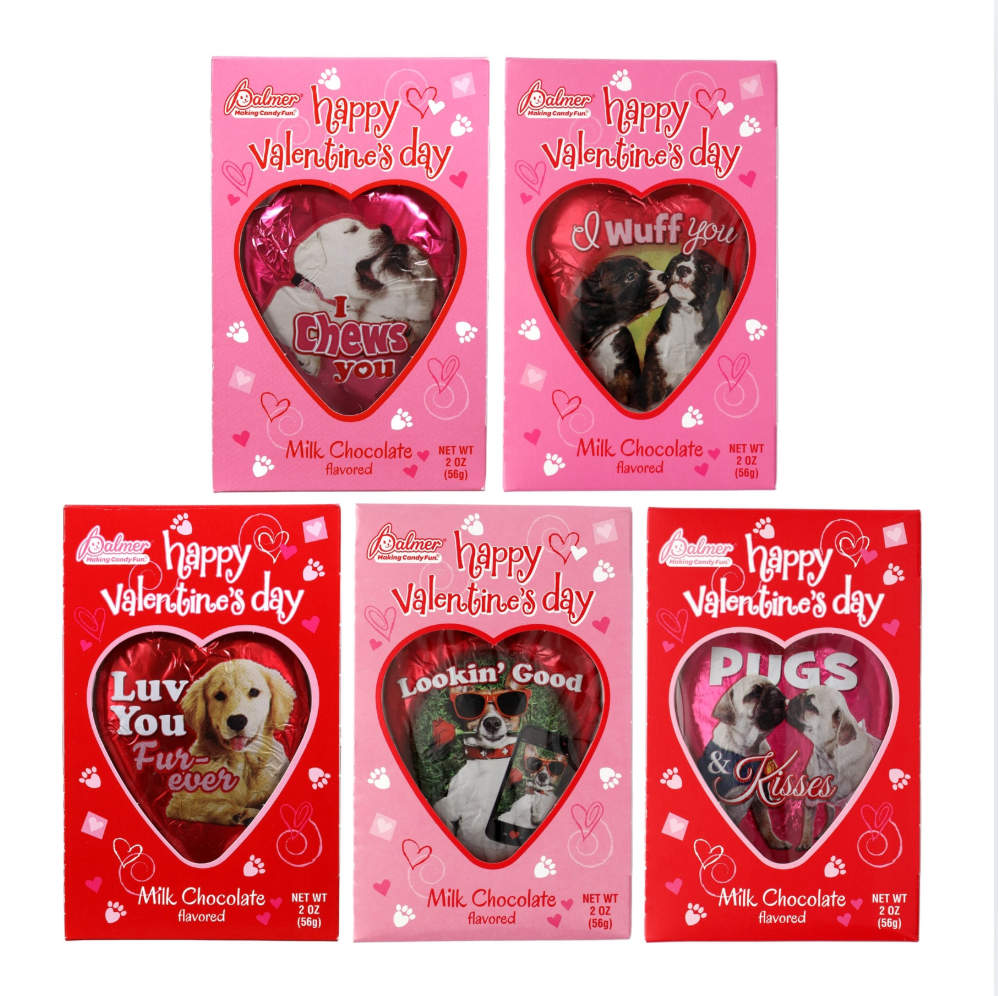 Valentines Day Puppy Heart Chocolate