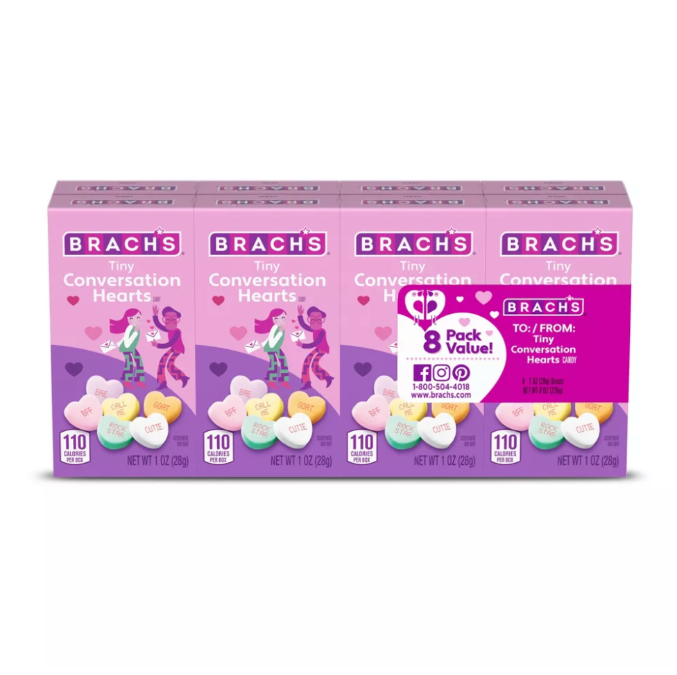 Brachs Tiny Conversation Hearts 8 Pack