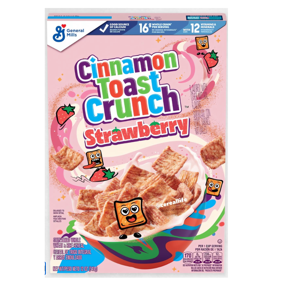 Cinnamon Toast Crunch Strawberry Cereal