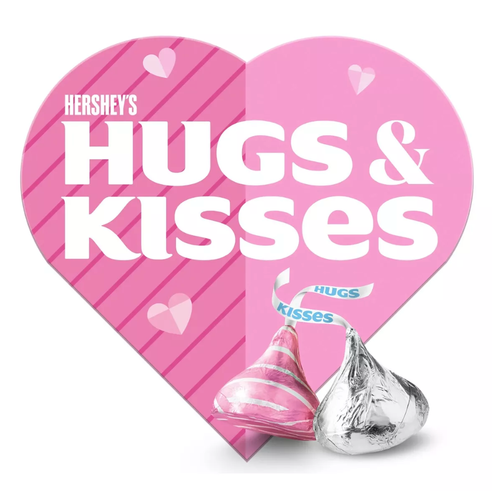 Corazon Hersheys Hugs & Kisses