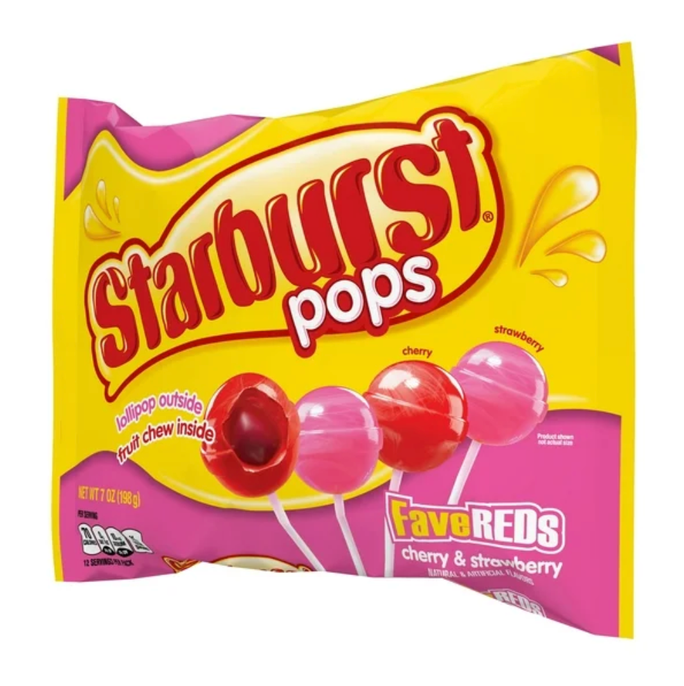 Starburst Pops Fave Reds