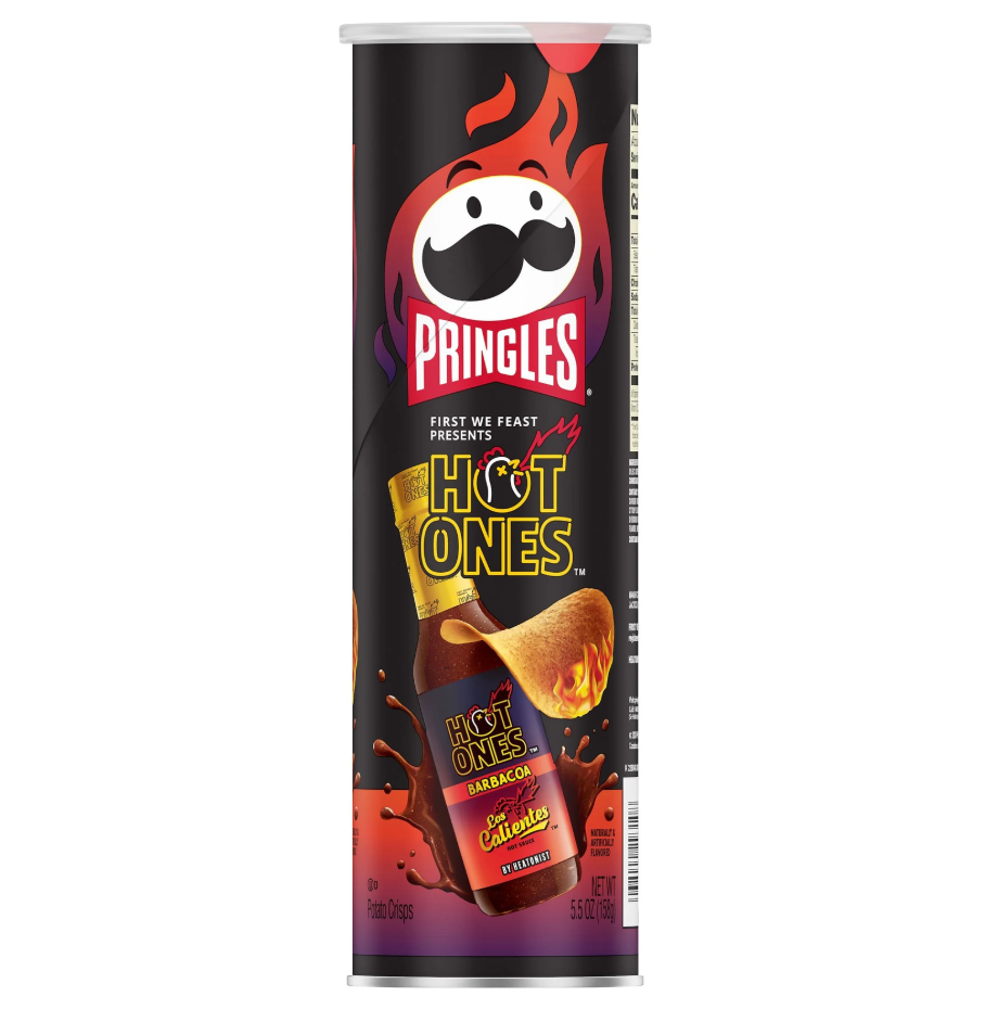 Pringles Hot Ones Salsa Roja