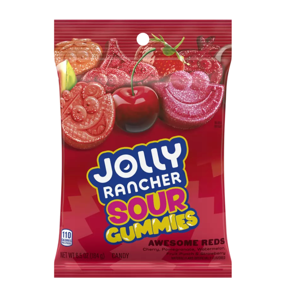 Jolly Rancher Sour Gummies Awesome Reds