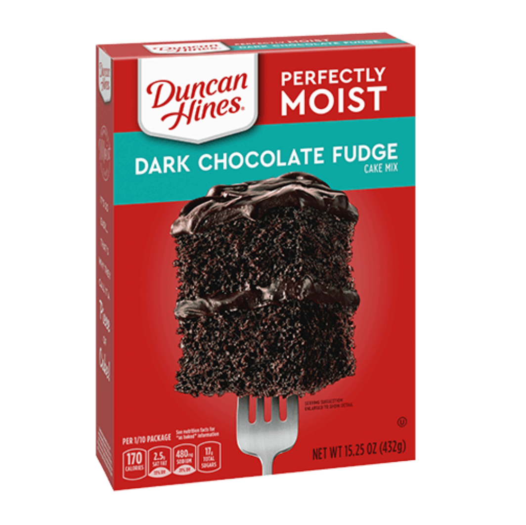 Duncan Hines Dark Chocolate Fudge Cake Mix