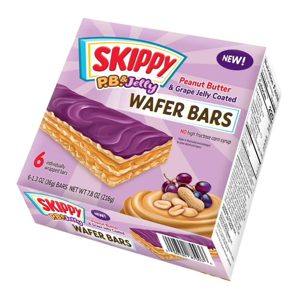 Skippy Wafer Bars Peanut Butter & Grape Jelly