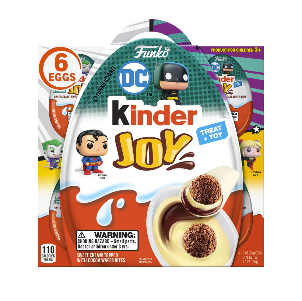 Kinder Joy DC Funko Pop! 6 Eggs
