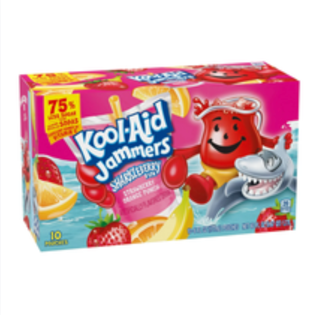 Kool Aid Jammers Strawberry Orange Punch