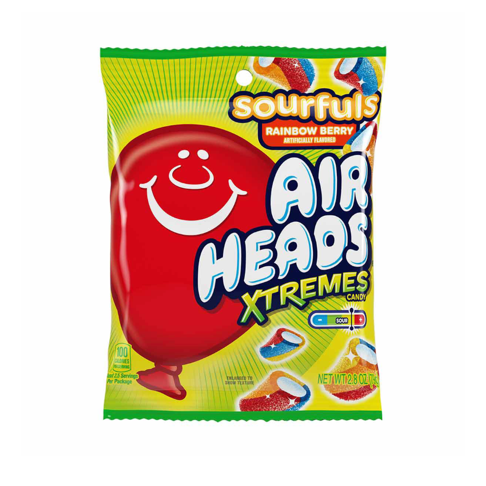 Air Heads Xtremes Sourfuls Rainbow Berry