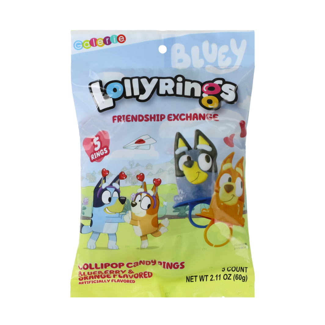 Bluey Lolly Rings