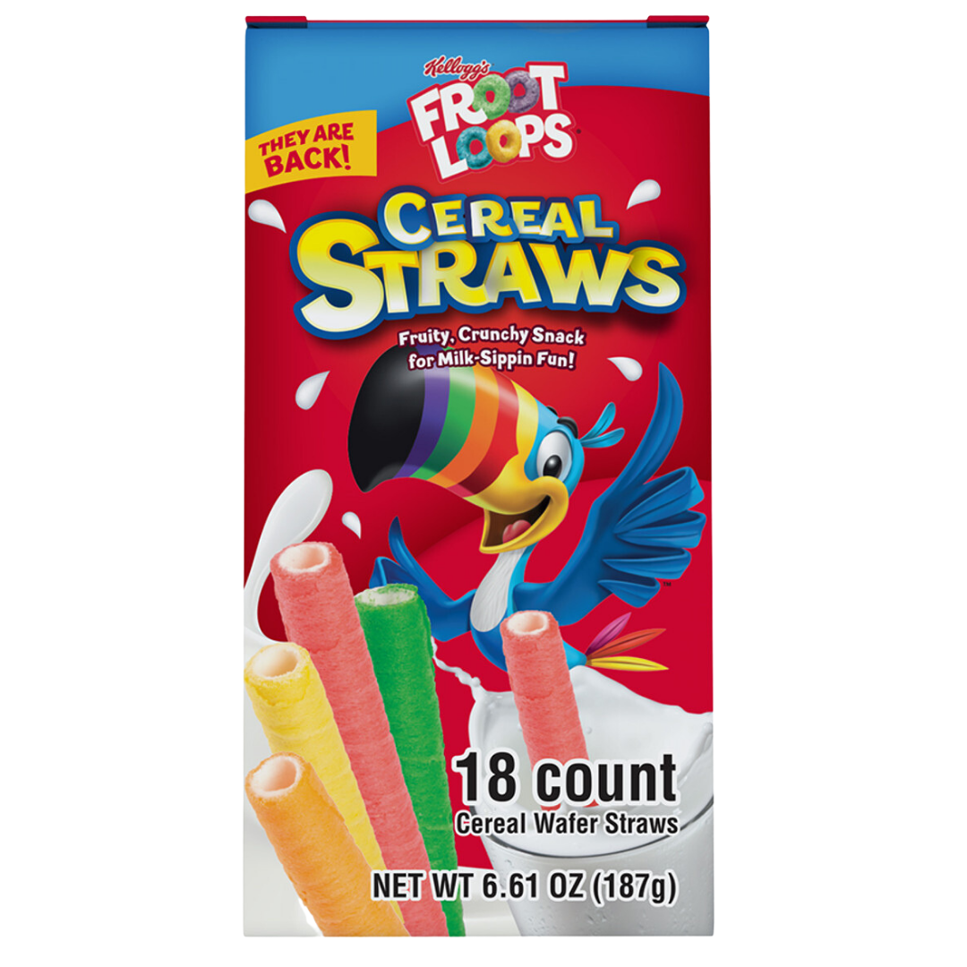 Froot Loops Cereal Straws