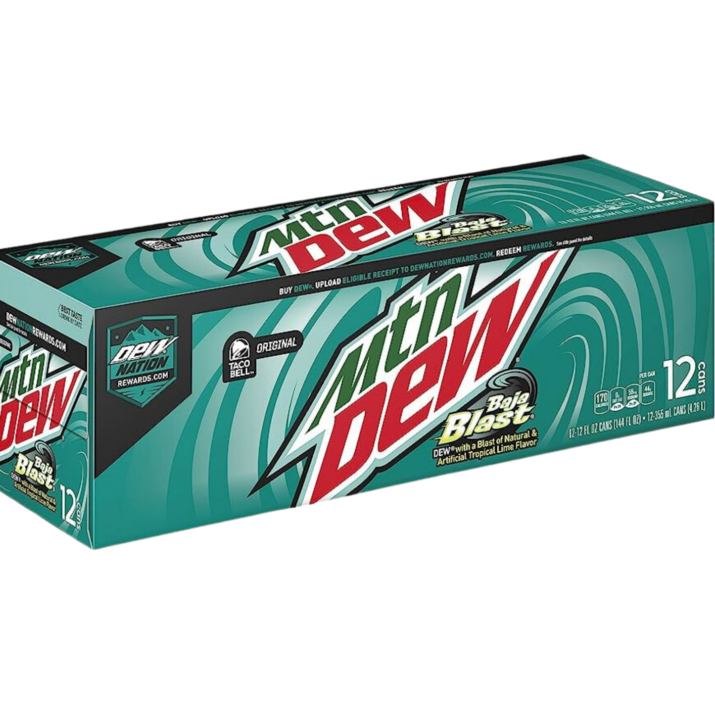 Mountain Dew Baja Blast 12 Pack