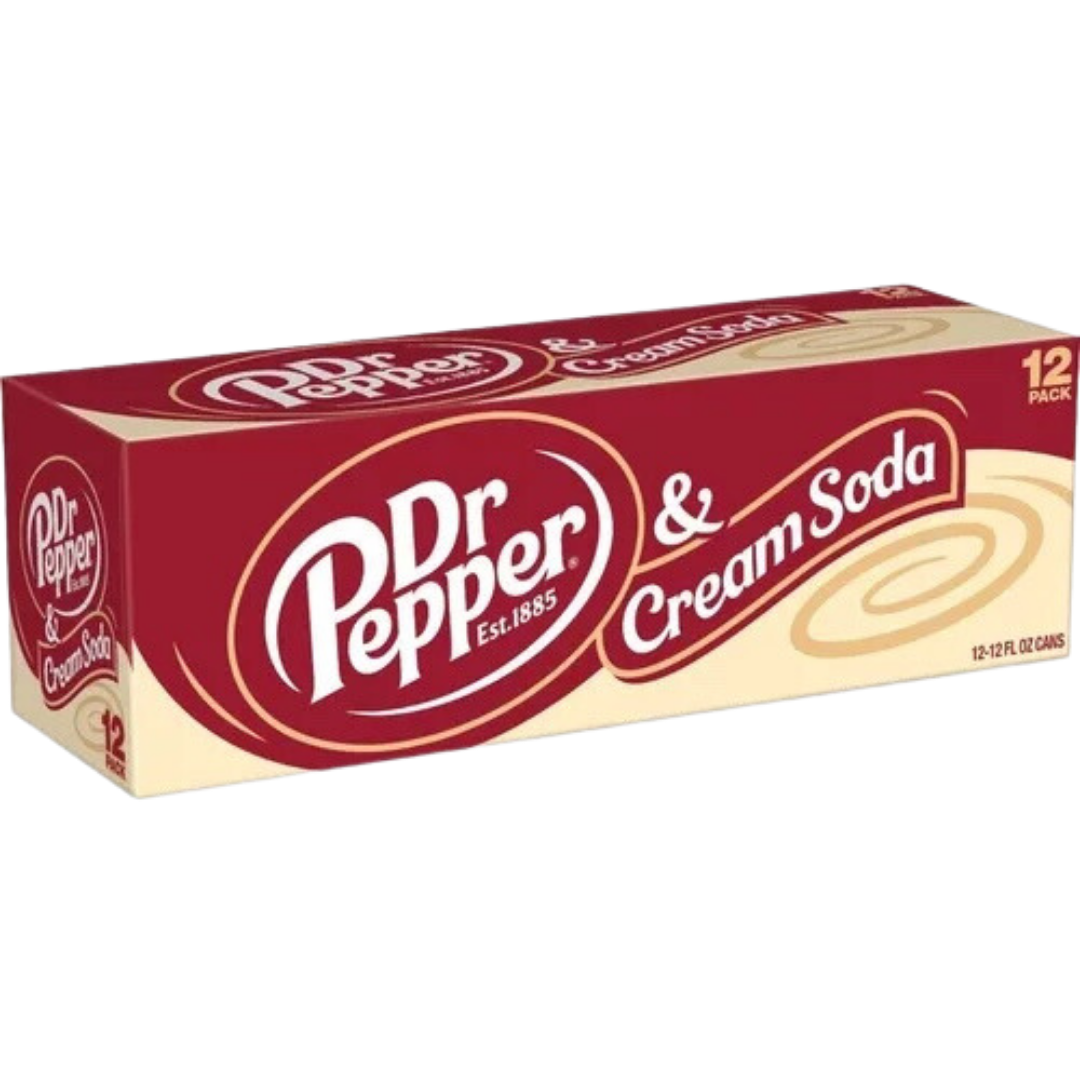 Dr Pepper Cream Soda 12 Pack