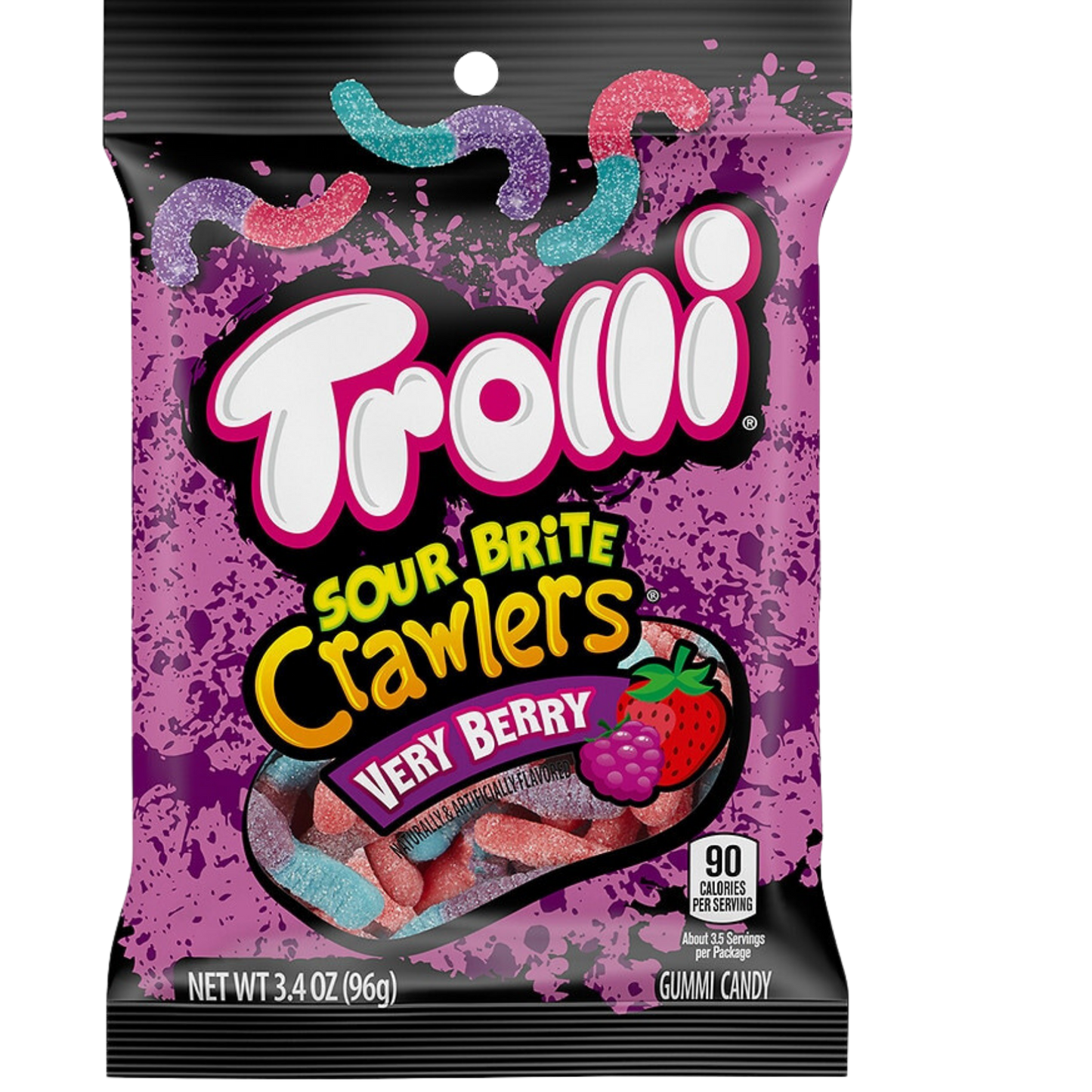 Trolli Sour Brite Crawlers Very Berry Chico