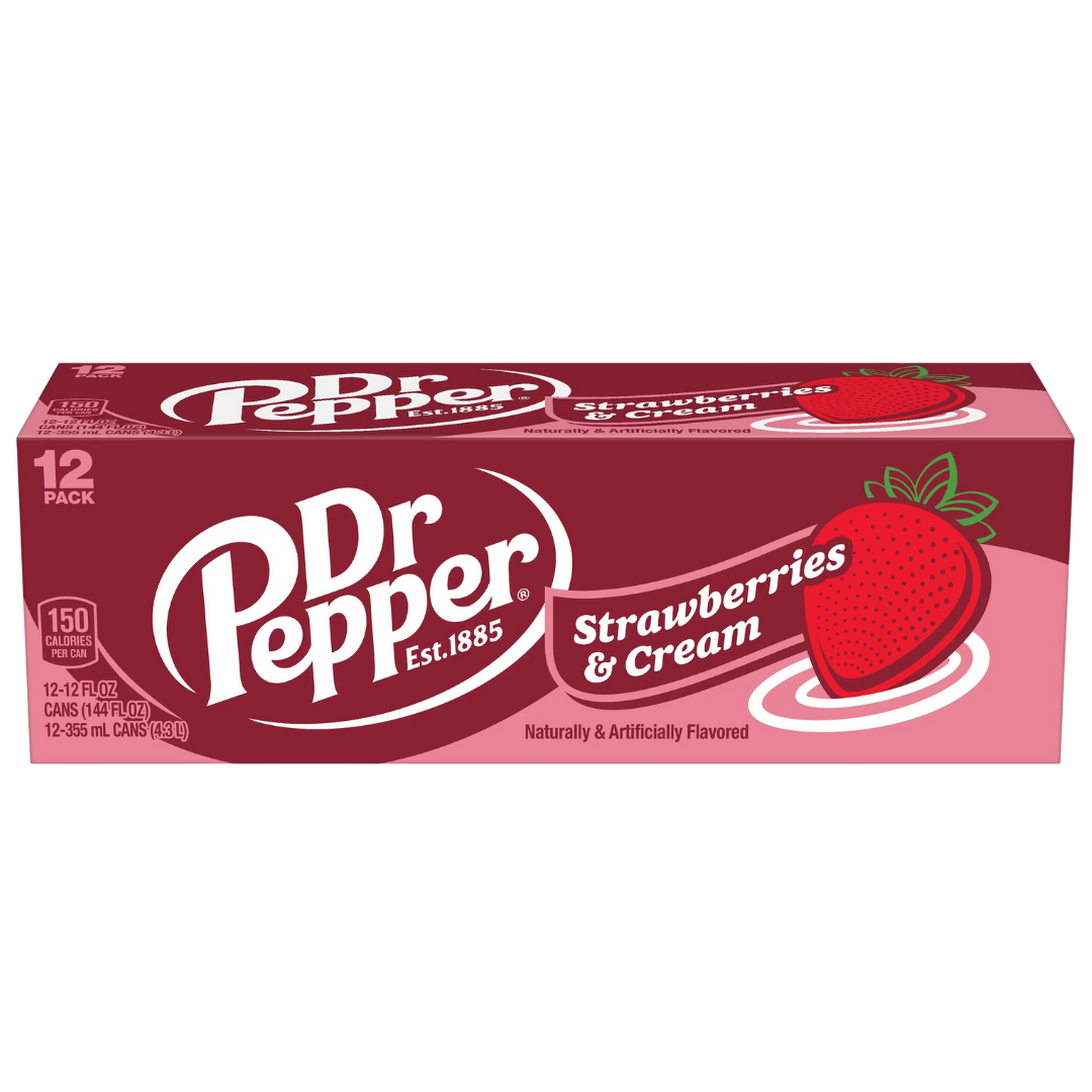 Dr Pepper Strawberry & Cream 12 Pack marketsanpedro