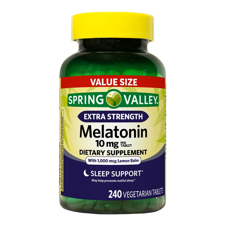Spring Valley Melatonin Extra Strength 240 Tablets