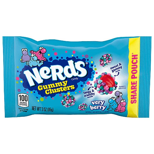 Nerds Gummy Clusters Very Berry Share Pouch