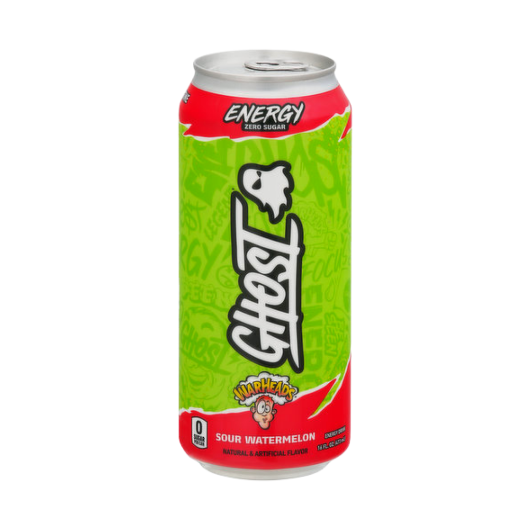 Ghost Warheads Sour Watermelon Zero Sugar Energy Drink