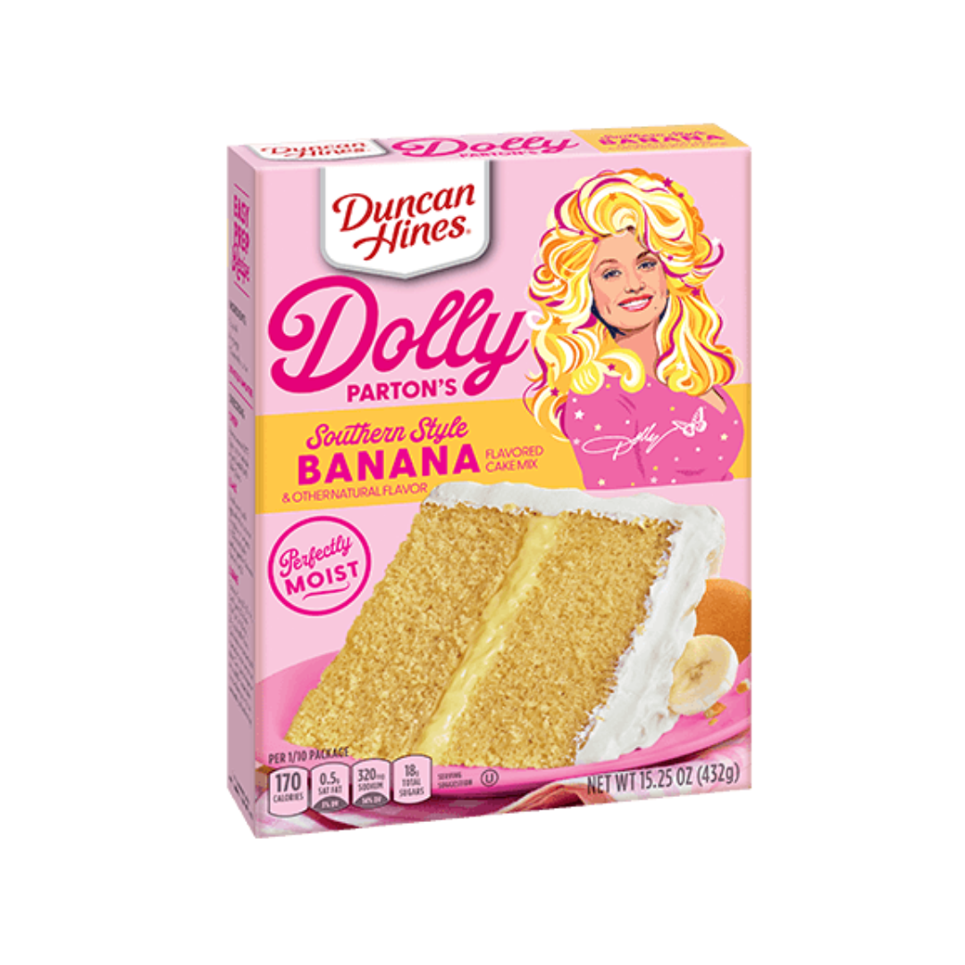 Duncan Hines Dolly Partons Southern Style Banana Cake Mix