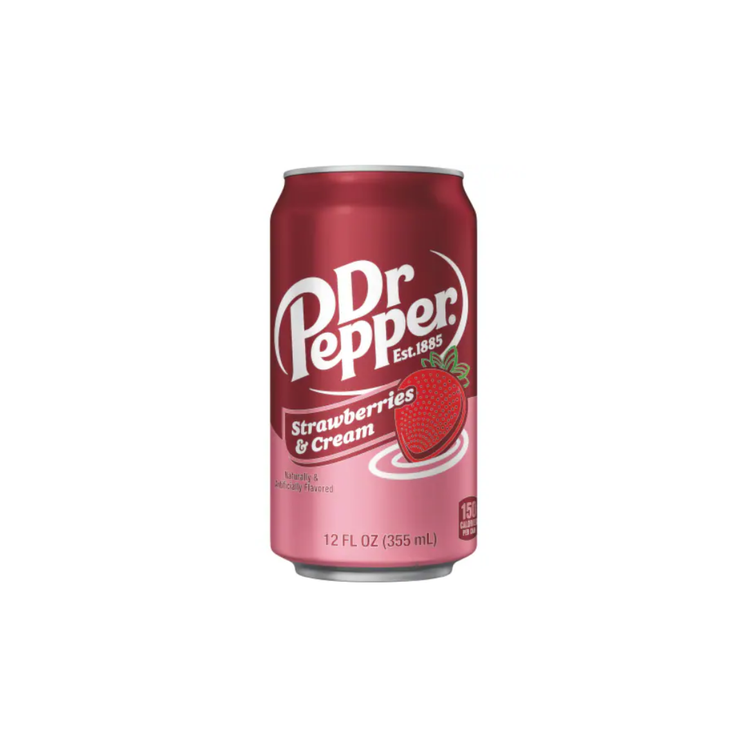 Dr Pepper Strawberries & Cream Lata