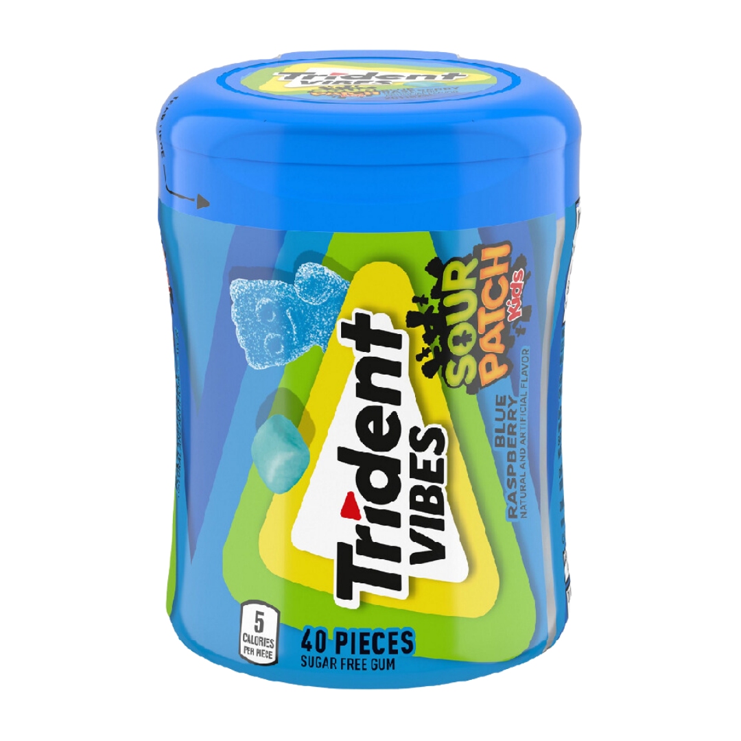 Trident Sour Patch Blue Raspberry